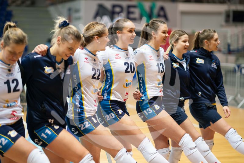 Siatkówka: SIATKOWKA. PUCHAR POLSKI KOBIET. LOTTO CHEMIK POLICE - ENERGA MKS KALISZ. - Agencja Fotograficzna